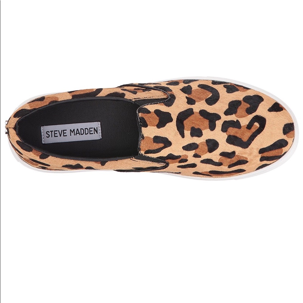 Steve Madden Leopard Slip Ons